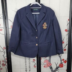 Vintage Lauren by Ralph Lauren Navy Blazer in size 18